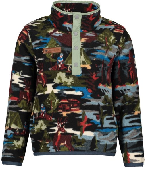 Obermeyer Boulder Fleece Pullover Niños Pequeños Happy Camper Rei Co-op