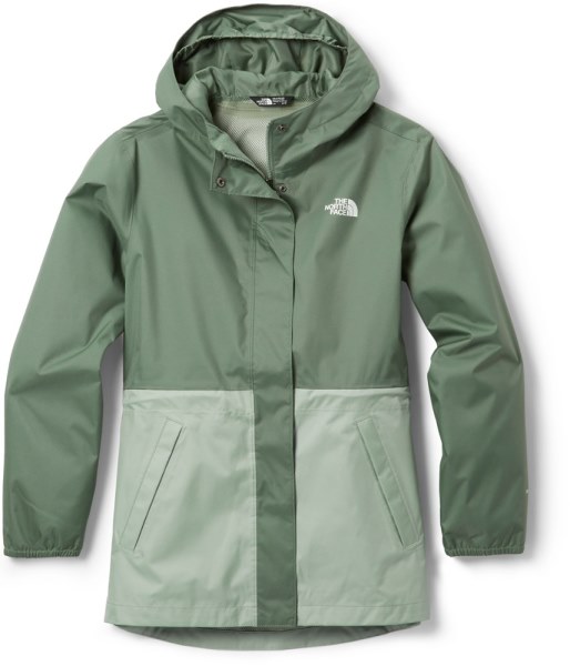 The North Face Dryvent Mountain Snapper Parka Chicas Verde Rei Co-op