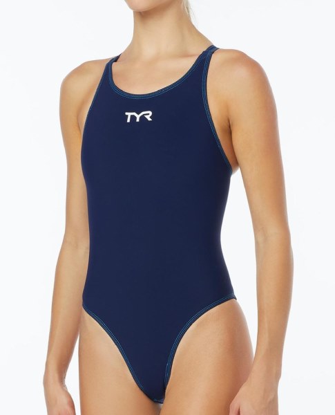 Azul Tyr Thresher Solids Aerofit Traje De Baño De Una Pieza Niñas Rei Co-op